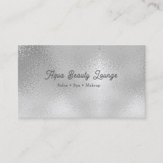 Custom Silver Salon | Beauty Spa Visitekaartje