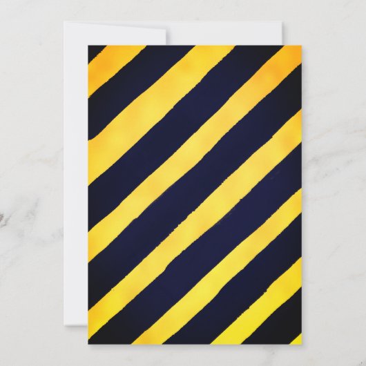 Custom Simple Construction Crew Birthday Celebrate Kaart (Achterkant)