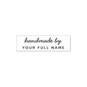 Custom Simple Handwritten Script "Handmade By" Zelfinktende Stempel (Design)