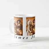 Custom Sitting Bull Buffalo Bill Wild West Show Koffiemok (Voorkant links)