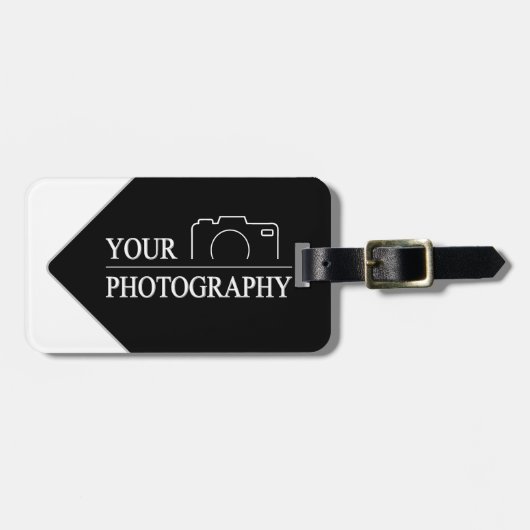 Custom Sjabloon Bedrijf Creëer Uw Eigen Bagagelabel (Voorkant horizontaal)