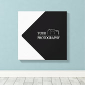 Custom Sjabloon Bedrijf Creëer Uw Eigen Canvas Afdruk (Insitu (Houten vloer))