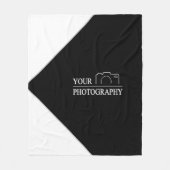 Custom Sjabloon Bedrijf Creëer Uw Eigen Fleece Deken (Voorkant)