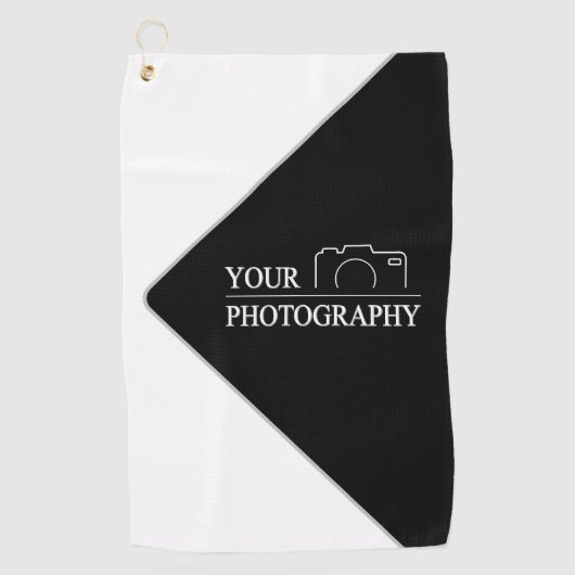 Custom Sjabloon Bedrijf Creëer Uw Eigen Golfhanddoek (Voorkant)