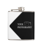 Custom Sjabloon Bedrijf Creëer Uw Eigen Heupfles (Voorkant)