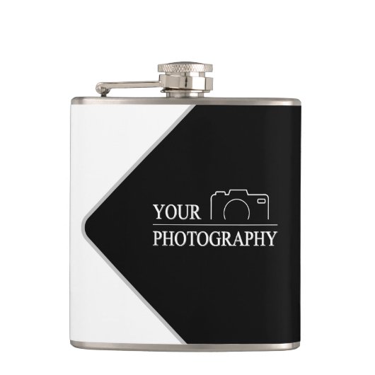 Custom Sjabloon Bedrijf Creëer Uw Eigen Heupfles (Voorkant)