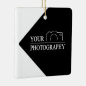 Custom Sjabloon Bedrijf Creëer Uw Eigen Keramisch Ornament (Rechts)
