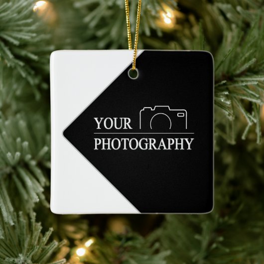 Custom Sjabloon Bedrijf Creëer Uw Eigen Keramisch Ornament (Boom)