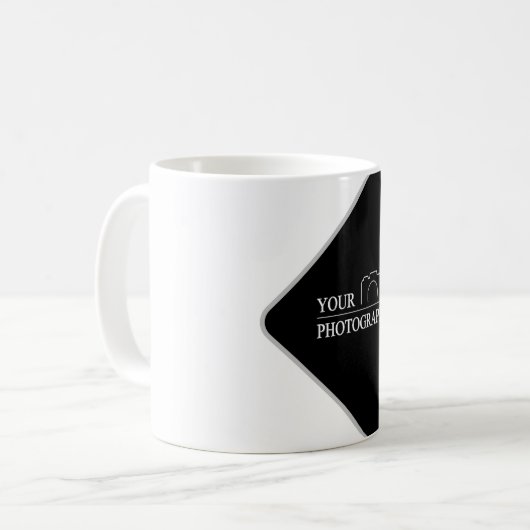 Custom Sjabloon Bedrijf Creëer Uw Eigen Koffiemok (Voorkant links)