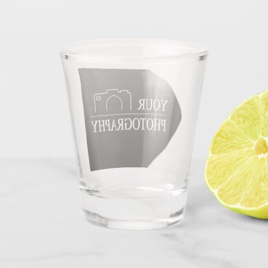 Custom Sjabloon Bedrijf Creëer Uw Eigen Shot Glas (Achterkant)