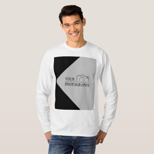 Custom Sjabloon Bedrijf Creëer Uw Eigen T-shirt (Voorkant volledig)