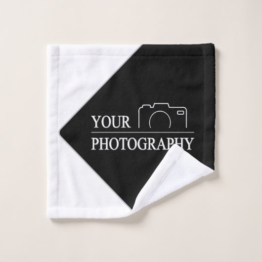 Custom Sjabloon Bedrijf Creëer Uw Eigen Washandje (Wasdoekje)