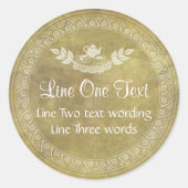  Custom Sjabloon Food Gift Sticker (Voorkant)