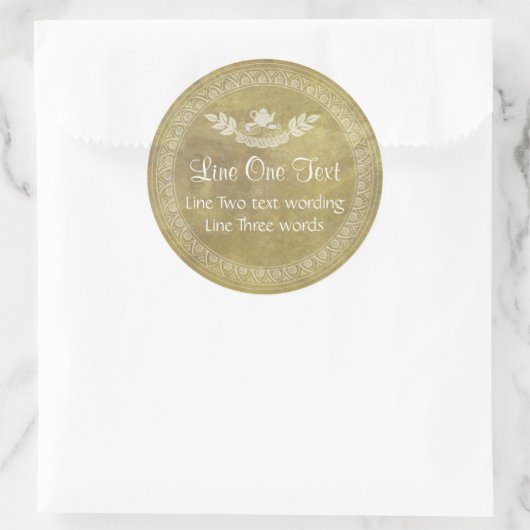  Custom Sjabloon Food Gift Sticker (Tas)