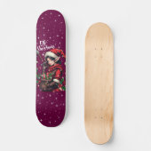 Custom Skateboard Deck - "Elf Christmas" (Voorkant)