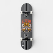 Custom Skateboard Deck - "Pumpkin Zombie"  (Voorkant)