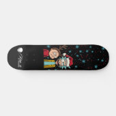 Custom Skateboard Deck - "Rick and Morty Christmas (Horizontaal)