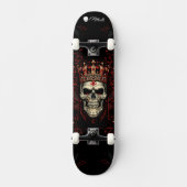 Custom Skateboard Deck - "Skull King" (Voorkant)