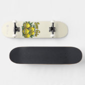 Custom Skateboard Deck - "Sour Grin" (Horizontaal)