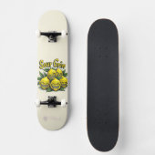 Custom Skateboard Deck - "Sour Grin" (Voorkant)