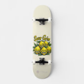 Custom Skateboard Deck - "Sour Grin" (Voorkant)