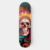 Custom Skateboard Graffiti Native Amerikaanse sche (Voorkant)