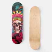 Custom Skateboard Graffiti Native Amerikaanse sche (Voorkant)