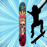 Custom Skateboard Graffiti Native Amerikaanse sche<br><div class="desc">Bekijk dit geweldige skateboard ontwerp! Hallo daar! Ik moest gewoon mijn opwinding delen over dit ongelooflijke skateboard. Het is een prachtig ontwerp met een inheems Indiaas thema met een schedel die echt de geest van stedelijk skateboarden vastlegt. De levendige kleuren en unieke elementen mengen zo perfect, waardoor het niet alleen...</div>