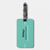 Custom Ski Trip Family Friends Group Matching Bagagelabel (Achterkant verticaal)