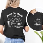 Custom Ski Trip Family Friends Group Matching T-shirt