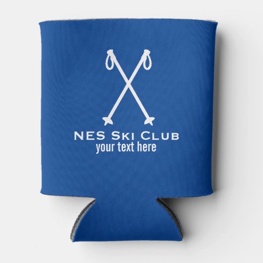 Custom Skiën Nordic Alpine Ski Pole Ski Team Blikjeskoeler (Voorkant)