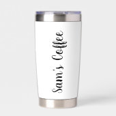 Custom Skinny Tumbler, Personalized Coffee custom Geïsoleerde Drinkbeker (Voorkant)