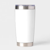 Custom Skinny Tumbler, Personalized Coffee custom Geïsoleerde Drinkbeker (Achterkant)