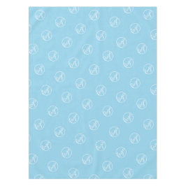 Custom Sky Blue Trade Show Logo Business Tafelkleed