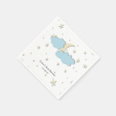 Custom Sky met Baby shower voor maan & sterren Servet (Hoek)