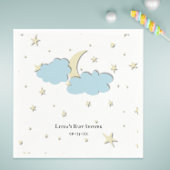 Custom Sky met Baby shower voor maan & sterren Servet