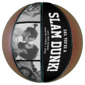 Custom SLAM DUNK Dad Photo Collage Cool Basketbal (Verticaal)