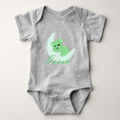 Custom Sleeping Bear Baby Bodysuit (Voorkant)