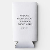 Custom Slim Seltzer Can Blikjeskoeler (Achterkant)