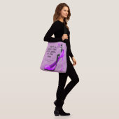 Custom Slogan Fashionable Lady in Stiletto Crossbody Tas (Op model)