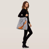 Custom Slogan Fashionable Lady in Stiletto Crossbody Tas (Op model)