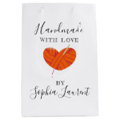 Custom Small Business Knit Supplies Packaging Medium Cadeauzakje (Voorkant)