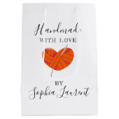 Custom Small Business Knit Supplies Packaging Medium Cadeauzakje (Achterkant)