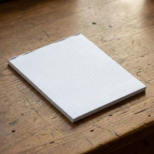 Custom Small Graph Paper Note Pad (Grids, Squares) Notitieblok