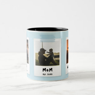 Custom Snapshot Style Moederdag Grandma Gift Tweekleurige Koffiemok