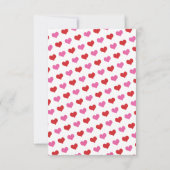 Custom Snoep hart Valentijnsdag klaslokaal foto Kaart (Achterkant)