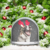 Custom Snow Globe with Your Dog’s Photo Sneeuwbol (Kerstmis)