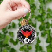 Custom Sober Coin Medallion met Phoenix Sleutelhanger (Hand)