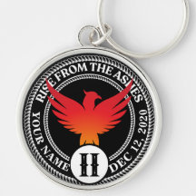 Custom Sober Coin Medallion met Phoenix