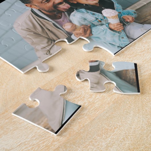 Custom Sober Jubileum Dad 6 Foto's Gepersonaliseer Legpuzzel (Zijkant)